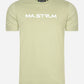 MA.Strum T-shirts  MA.Strum chest print tee - tea 
