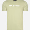 MA.Strum T-shirts  MA.Strum chest print tee - tea 