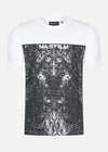 MA.Strum T-shirts  Half body print tee - optic white 