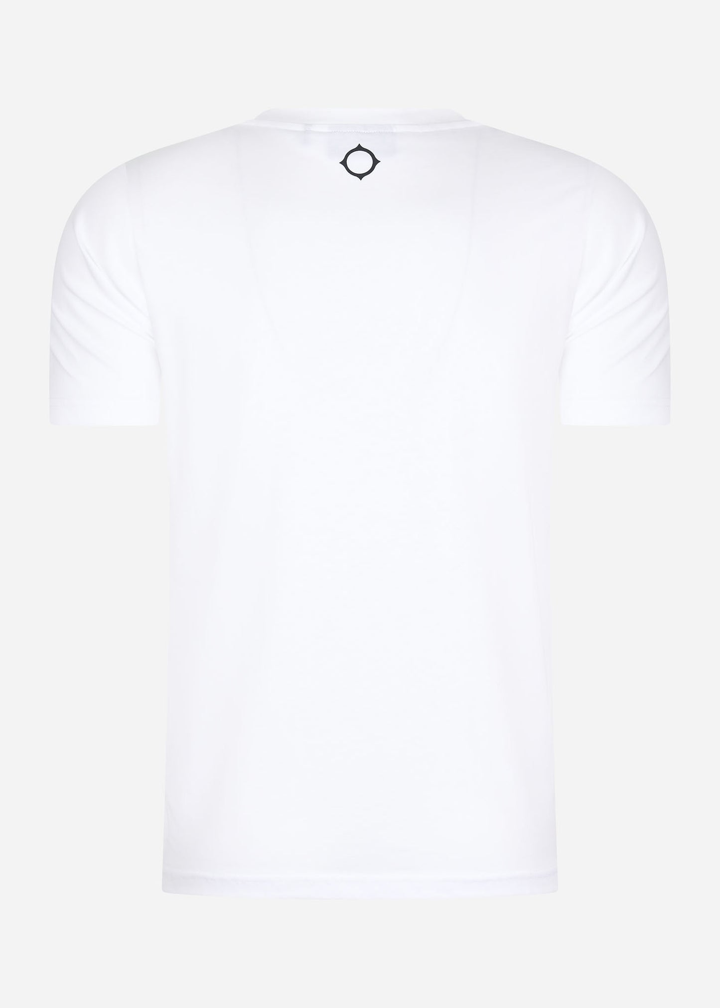 MA.Strum T-shirts  Half body print tee - optic white 