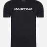 MA.Strum T-shirts  MA.Strum chest print tee - jet black 