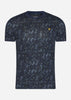 Lyle & Scott T-shirts  Earth print t-shirt - dark navy 