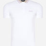 Barbour International Polo's  Ampere polo - white paloma thistle 