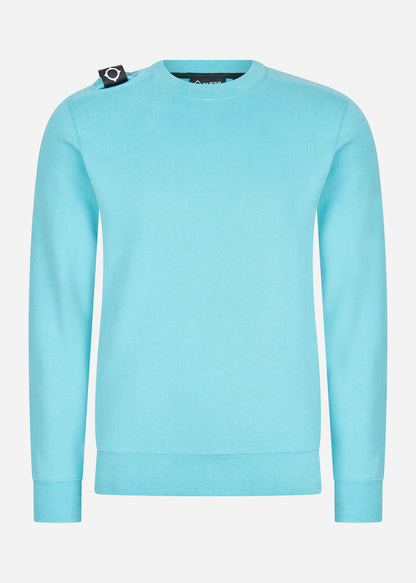 MA.Strum Truien  Core crew sweat - sea blue 