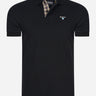 Barbour Polo's  Tartan pique polo - black stone 
