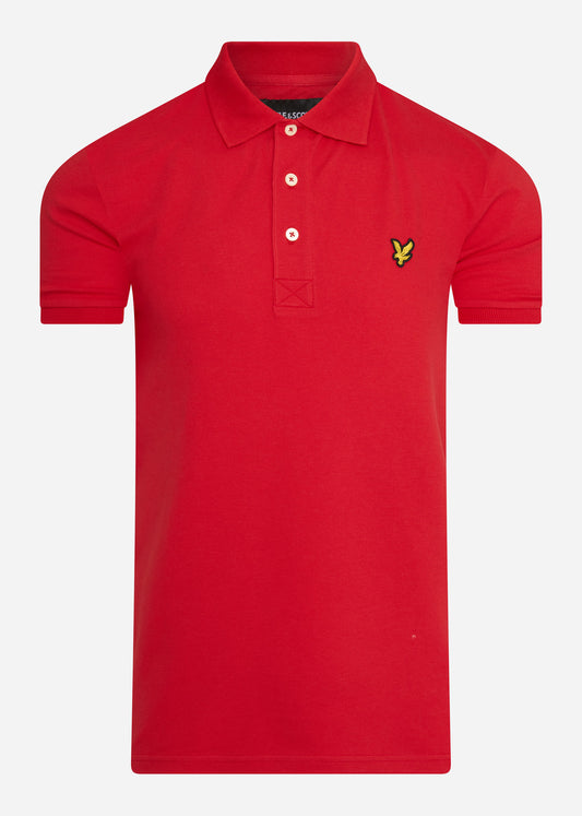 Lyle & Scott Polo's  Plain polo shirt - gala red 