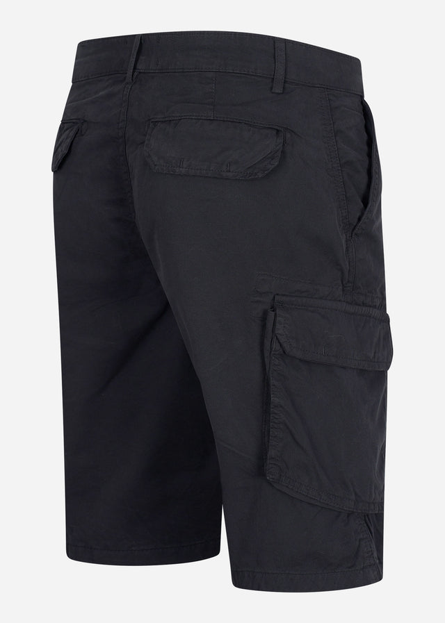 Lyle & Scott Korte Broeken  Wembley cargo short - jet black 