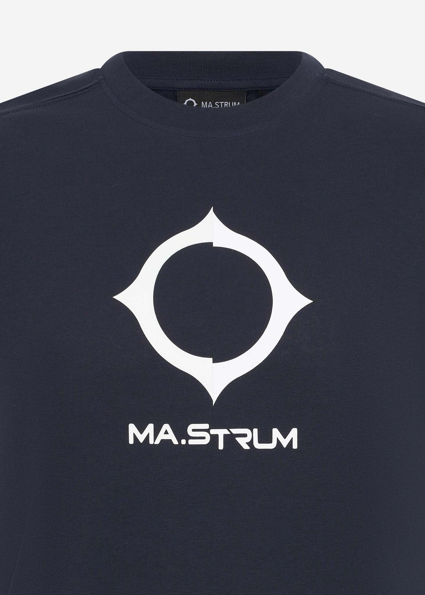 MA.Strum T-shirts  SS distort logo tee - ink navy 