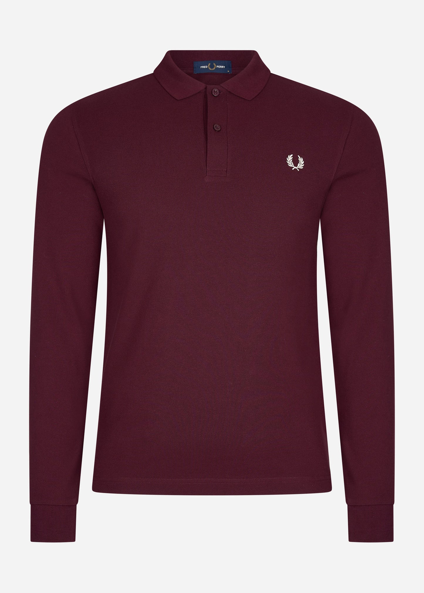 Fred Perry Longsleeve Polo's  LS plain fred perry shirt - oxblood 