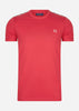 Fred Perry T-shirts  Contrast tape ringer t-shirt - washed red oxblood 