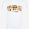 Unfair Athletics T-shirts  Classic label t-shirt - white safari dark camo 
