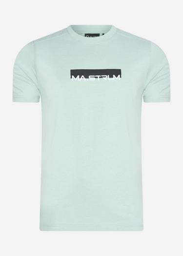 MA.Strum T-shirts  MA.Strum block print tee - sea green 