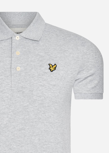 Lyle & Scott Polo's  Plain polo shirt - light grey marl 