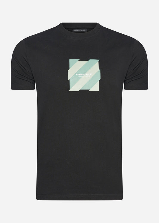 Marshall Artist T-shirts  Chevron box logo t-shirt - black 