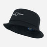 Fred Perry Bucket Hats  Graphic branded twill bucket hat - black 