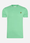 Lyle & Scott T-shirts  Plain t-shirt - green glaze 