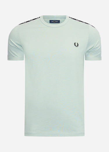 Fred Perry T-shirts  Taped ringer t-shirt - silver blue black 