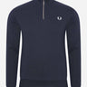 Fred Perry Truien  Half zip sweatshirt - navy 