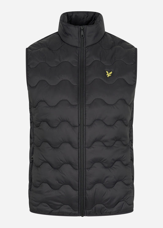 Lyle & Scott Bodywarmers  Crest quilted gilet - jet black 