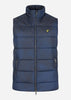 Lyle & Scott Bodywarmers  Erosion print gilet - navy 