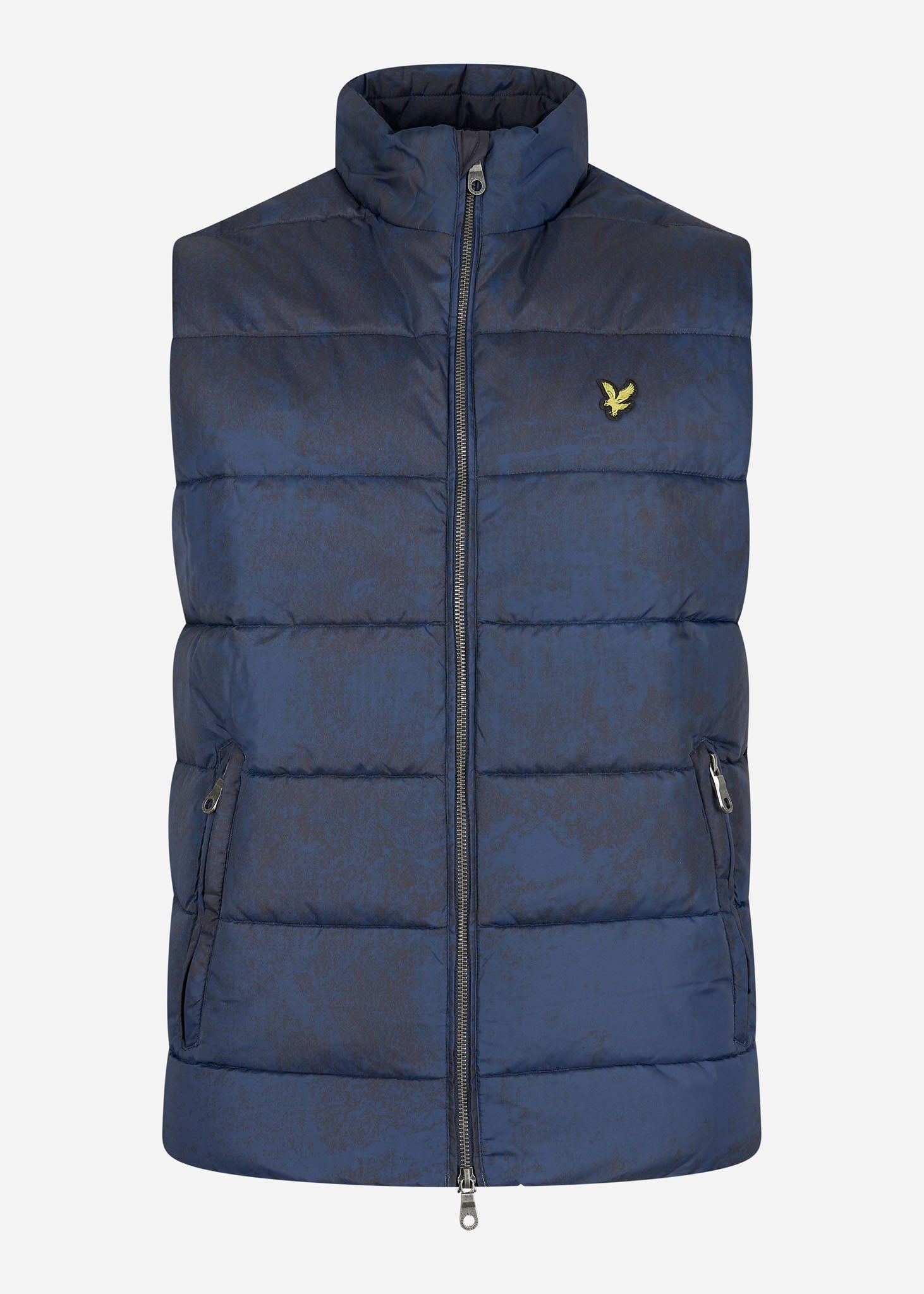 Lyle & Scott Bodywarmers  Erosion print gilet - navy 