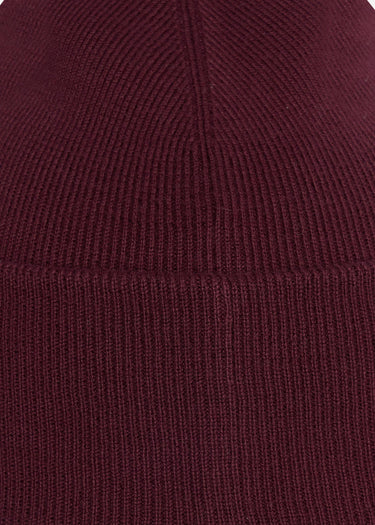 Fred Perry Mutsen  Graphic beanie - oxblood 