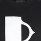 MA.Strum T-shirts  Block print logo tee - jet black 