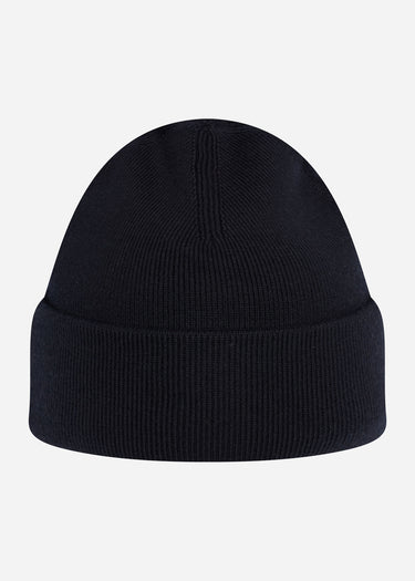 Fred Perry Mutsen  Merino wool beanie - black gunmetal 