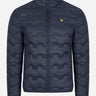 Lyle & Scott Jassen  Crest quilted jacket - dark navy