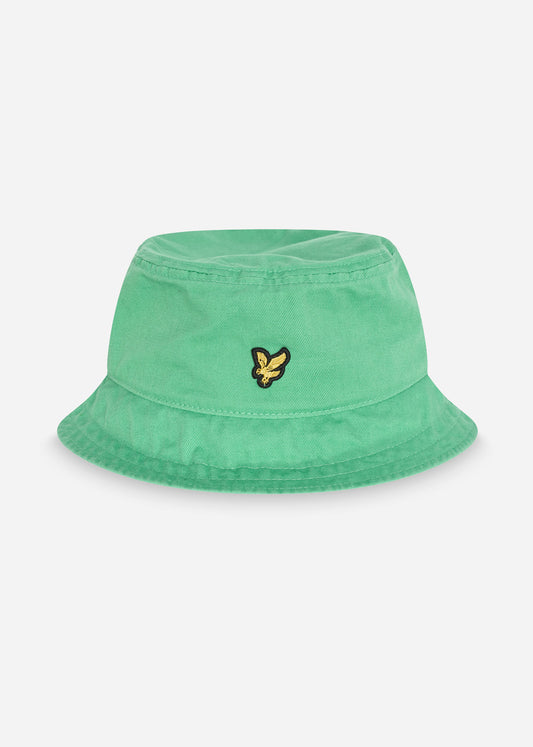 Lyle & Scott Bucket Hats  Cotton twill bucket hat - green glaze 