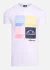 Ellesse T-shirts  Dice tee - white 