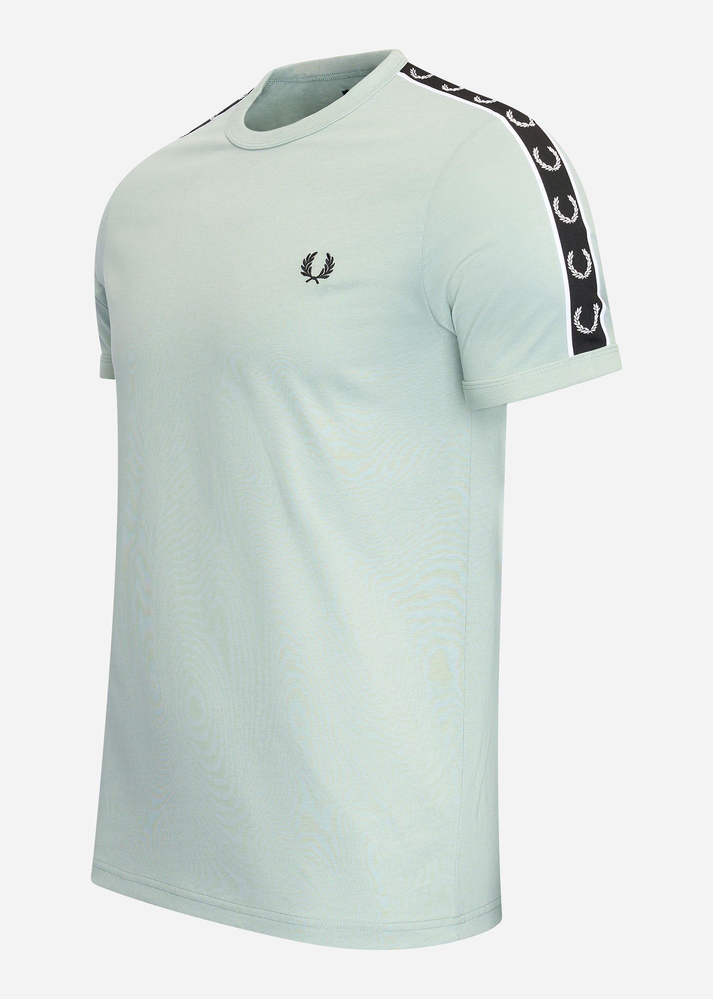Fred Perry T-shirts  Taped ringer t-shirt - silver blue black 