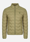 Lyle & Scott Jassen  Crest quilted jacket - seaweed 