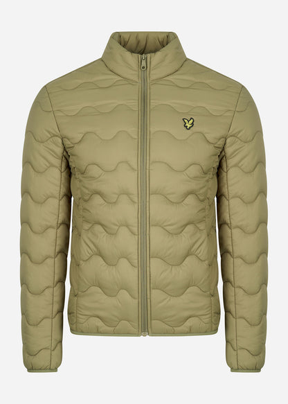 Lyle & Scott Jassen  Crest quilted jacket - seaweed 