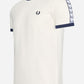 Fred Perry T-shirts  Taped ringer t-shirt - snow white 