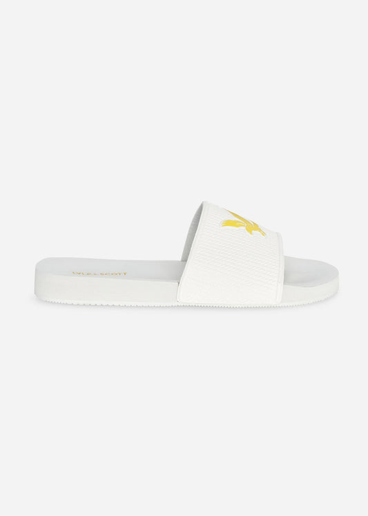 Lyle & Scott Slippers  Easy slide - white 