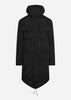 Lyle & Scott Jassen  Longline dual pocket parka - jet black 