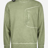 MA.Strum Truien  Oil wash crew neck sweat - tea 
