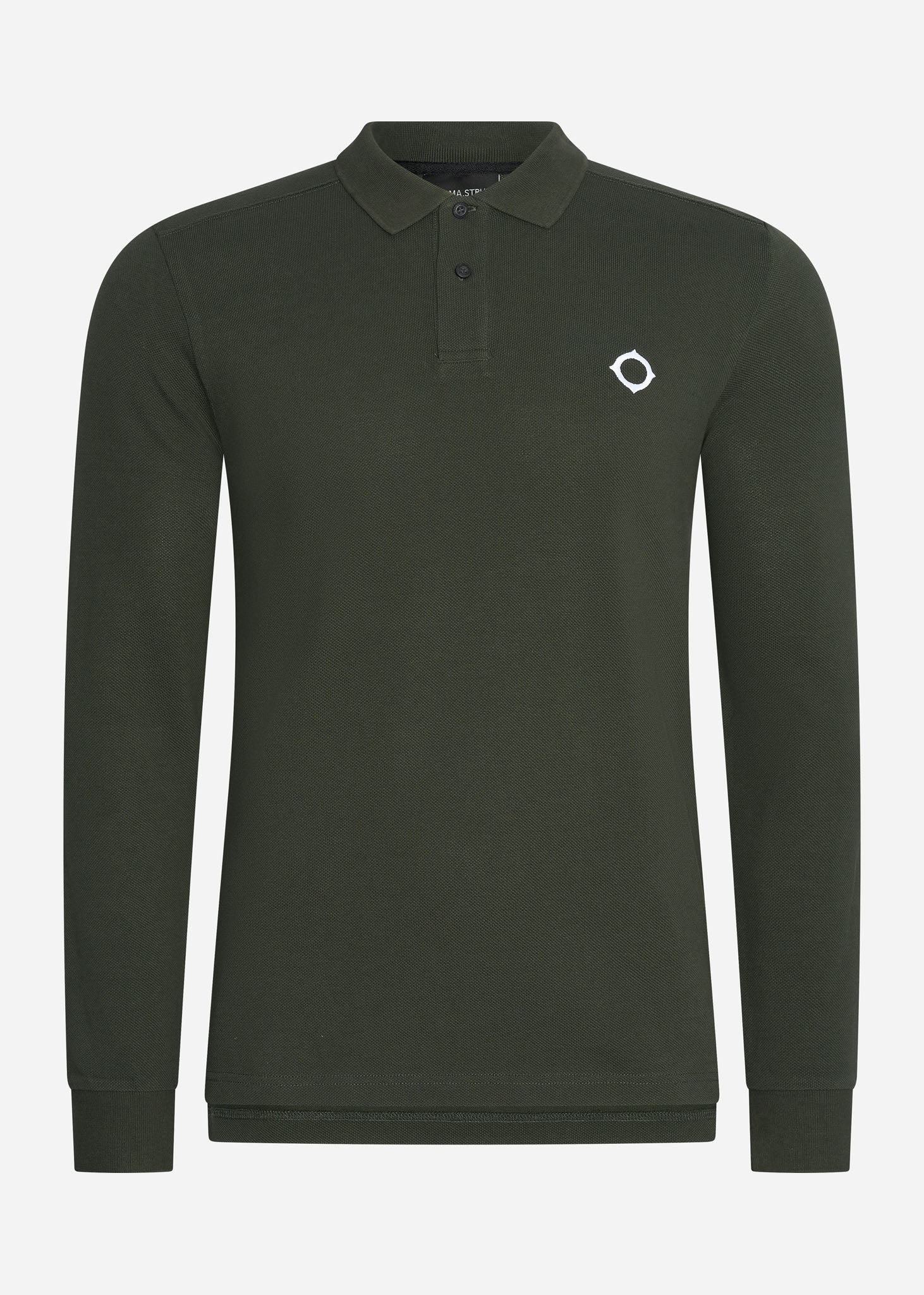 MA.Strum Longsleeve Polo's  LS pique polo - oil slick 