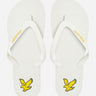 Lyle & Scott Slippers  Flip flop - white 