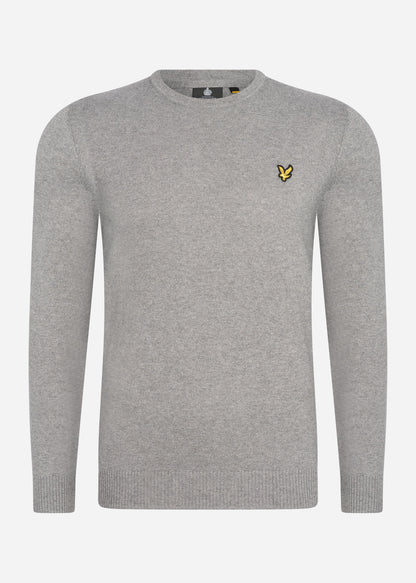 Lyle & Scott Truien  Merino crew jumper - mid grey marl 