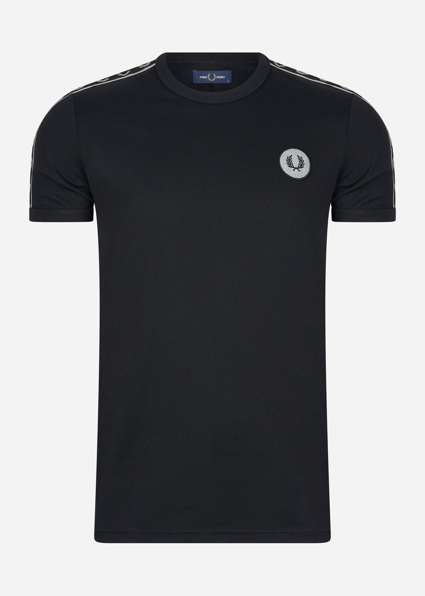 Fred Perry T-shirts  Reflective detail ringer tee - black reflective 