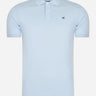 Hackett London Polo's  Cotton pique polo shirt - oxford blue 