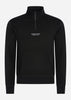 Marshall Artist Truien  Siren 1/4 zip sweat - black 