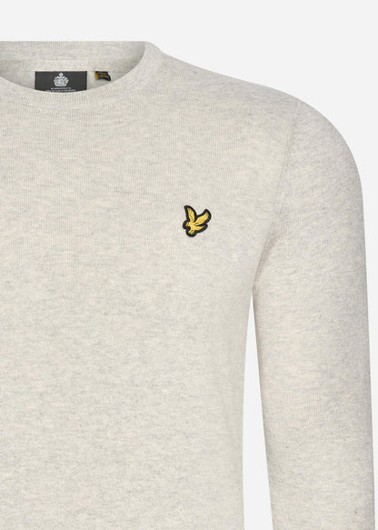 Lyle & Scott Truien  Merino crew jumper - light grey marl 