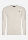 Lyle & Scott Truien  Merino crew jumper - light grey marl 