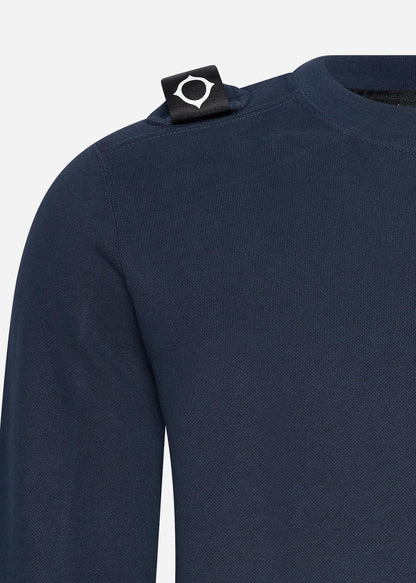 MA.Strum Truien  Core crew sweat - ink navy 