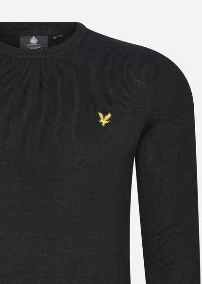 Lyle & Scott Truien  Merino crew jumper - jet black 