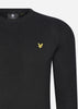 Lyle & Scott Truien  Merino crew jumper - jet black 