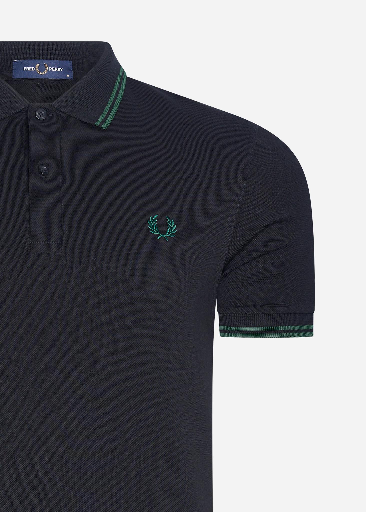 Fred Perry Polo's  Twin tipped fred perry shirt - black ivy 